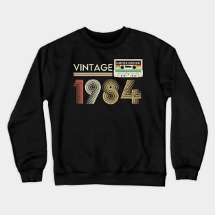 Vintage 1984 Limited Cassette Crewneck Sweatshirt